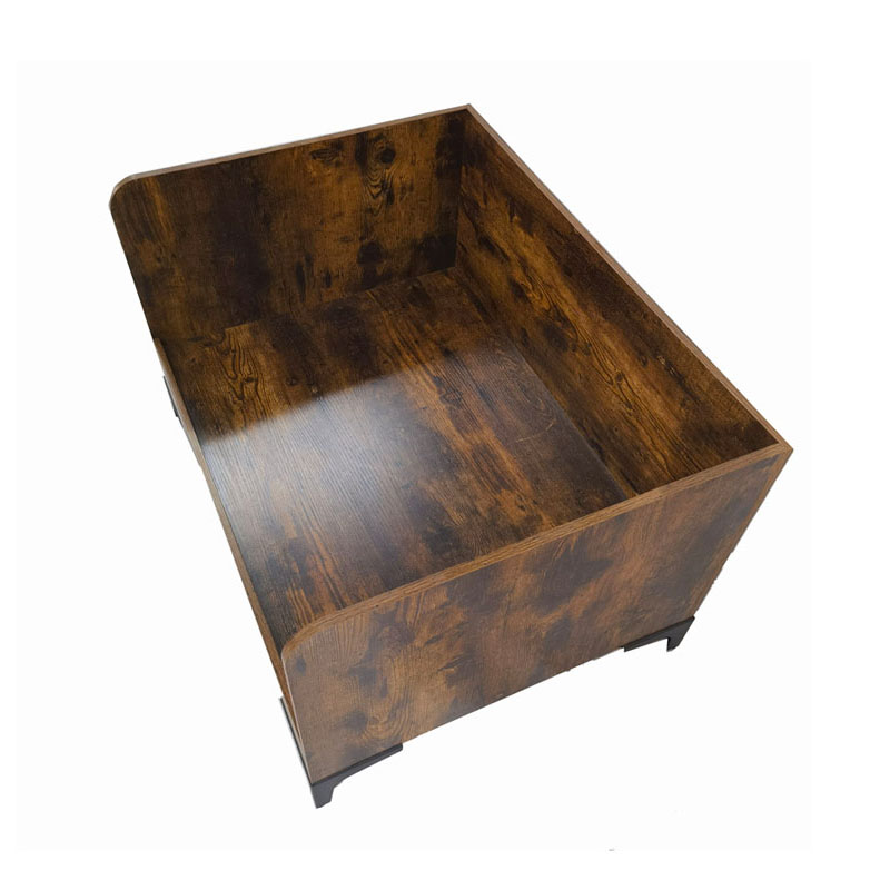 Modernes Hundebett mit hohes Innenholz mit Rahmen Modernes Hundebett mit hohes Innenholz mit Rahmen