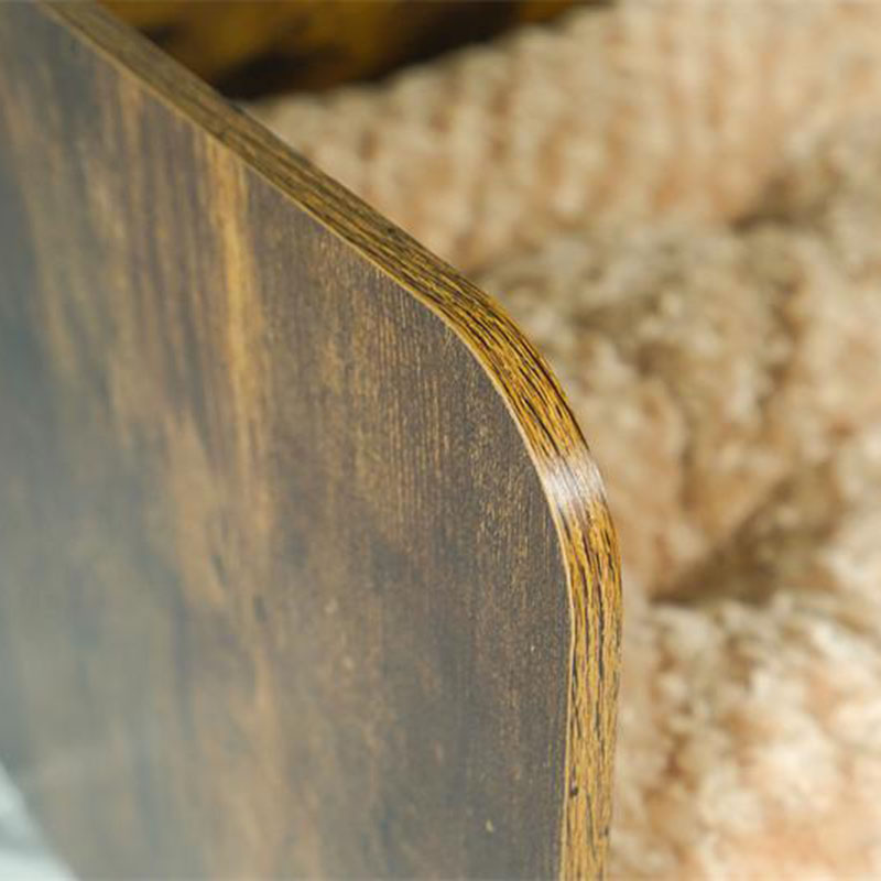 Modernes Hundebett mit hohes Innenholz mit Rahmen Modernes Hundebett mit hohes Innenholz mit Rahmen