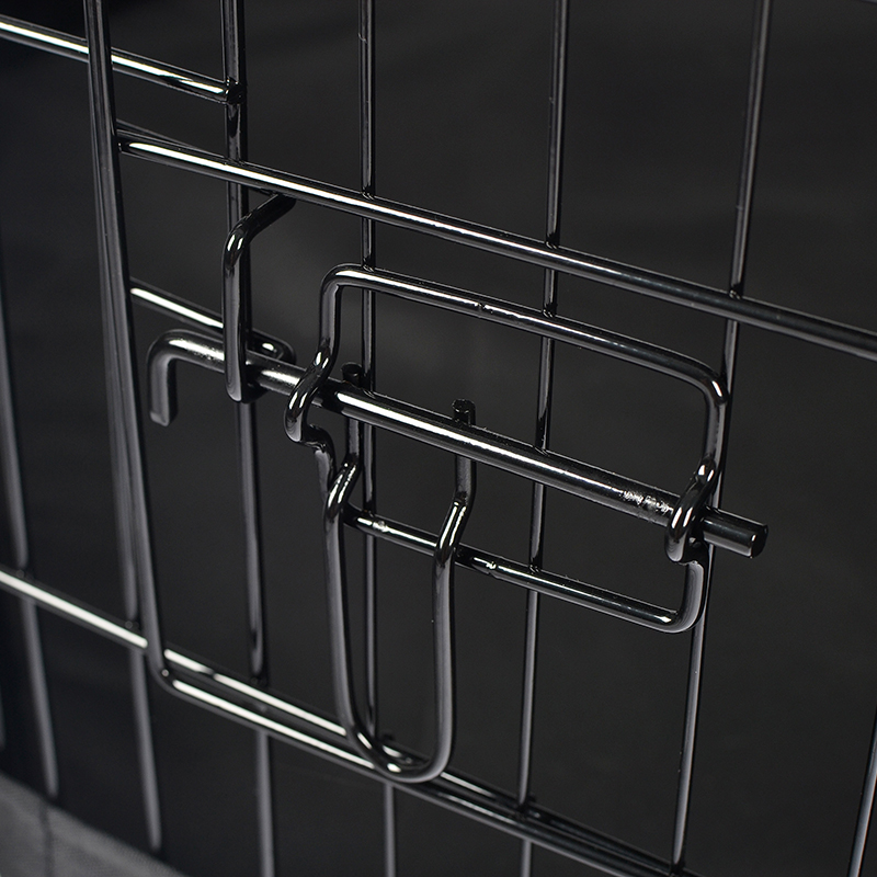 8-Panel-faltbares Draht-Metall-Hund-Hundestall mit oberer Abdeckung und unterer Block 8-Panel-faltbares Draht-Metall-Hund-Hundestall mit oberer Abdeckung und unterer Block