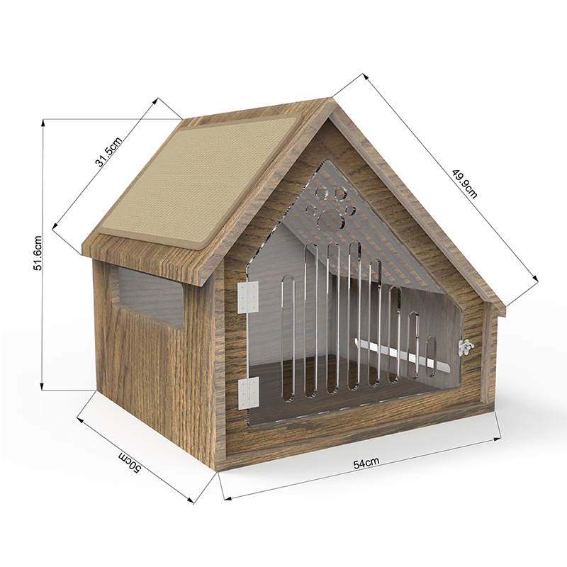 Moderne Innenhölzernkatze -Hausmöbelstil Katzenkäfig mit Kratzerbrett Moderne Innenhölzernkatze -Hausmöbelstil Katzenkäfig mit Kratzerbrett