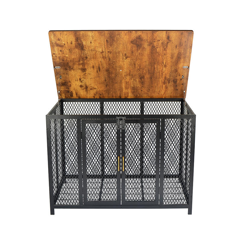 Offener Top Heavy Duty Holzwinderstil Hundekäfig Offener Top Heavy Duty Holzwinderstil Hundekäfig
