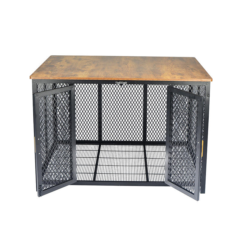 Offener Top Heavy Duty Holzwinderstil Hundekäfig Offener Top Heavy Duty Holzwinderstil Hundekäfig