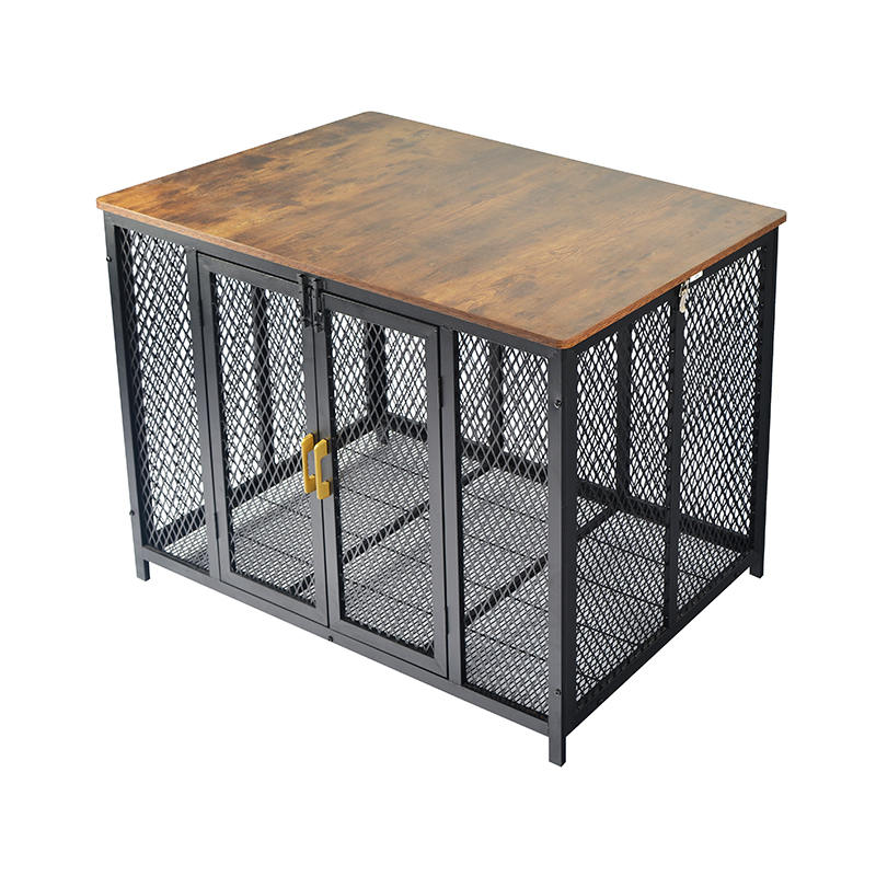 Offener Top Heavy Duty Holzwinderstil Hundekäfig Offener Top Heavy Duty Holzwinderstil Hundekäfig