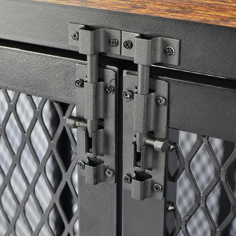 Offener Top Heavy Duty Holzwinderstil Hundekäfig Offener Top Heavy Duty Holzwinderstil Hundekäfig