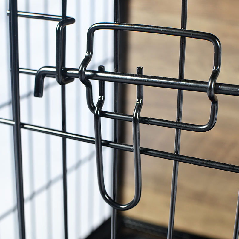 Elfenbein Indoor großer Holzmöbel Stil Metallhundkiste Elfenbein Indoor großer Holzmöbel Stil Metallhundkiste