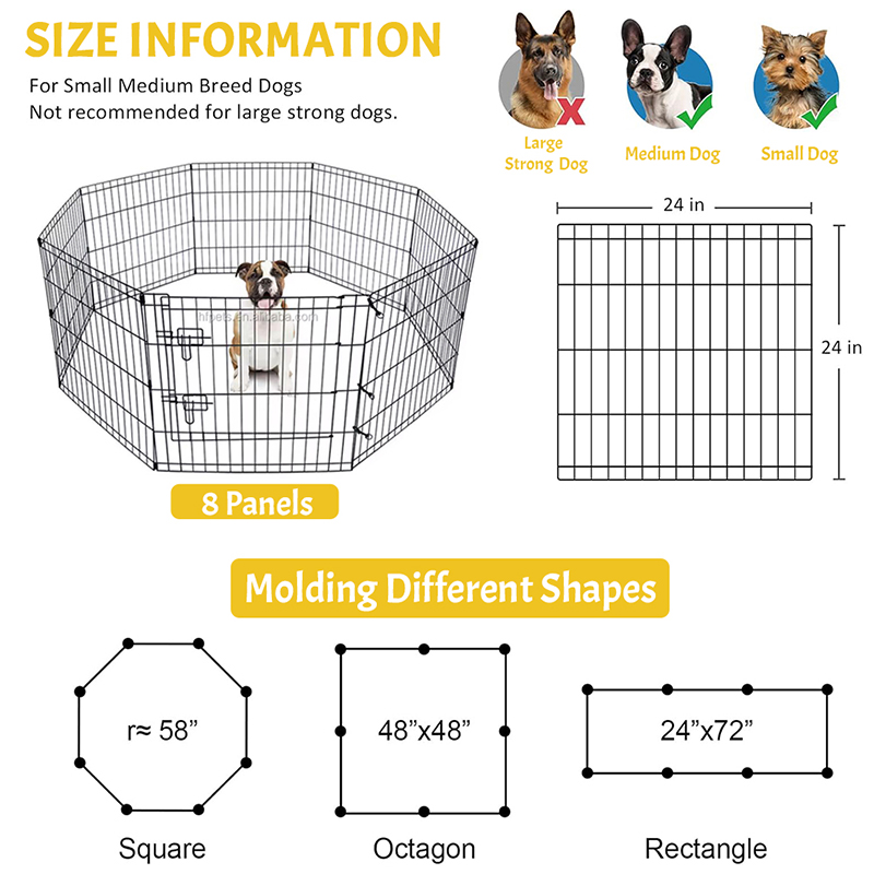 Faltbares Drahtmetall -Hundetallall Faltbares Drahtmetall -Hundetallall