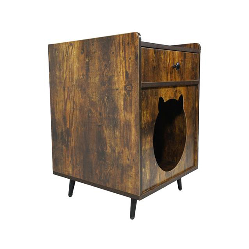 TV -geformte Möbelstil -Katzen Käfig mit Schubladen -Müllschrank TV -geformte Möbelstil -Katzen Käfig mit Schubladen -Müllschrank