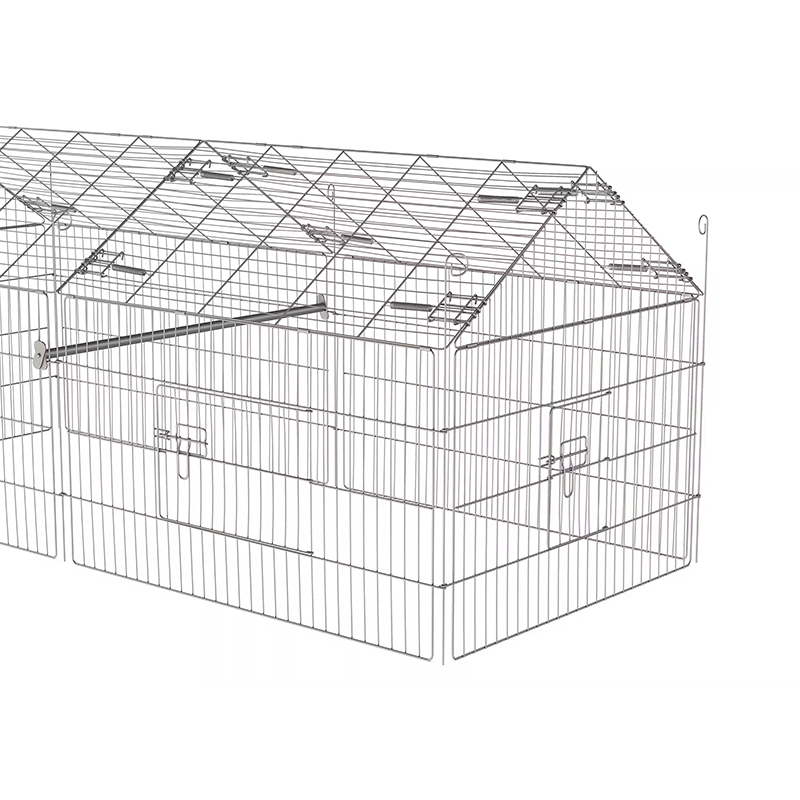 Outdoor faltbare Geflügelzaundrahthuhnstall mit UV -Abdeckung Outdoor faltbare Geflügelzaundrahthuhnstall mit UV -Abdeckung