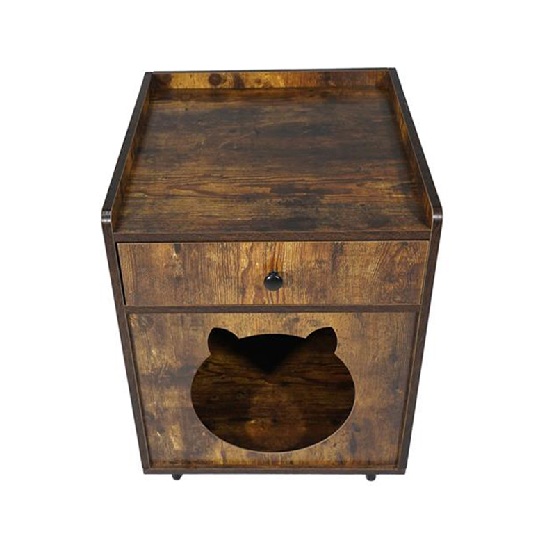 TV -geformte Möbelstil -Katzen Käfig mit Schubladen -Müllschrank TV -geformte Möbelstil -Katzen Käfig mit Schubladen -Müllschrank