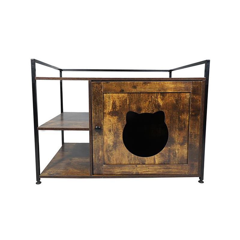 Möbelstil -Katzen Käfig mit Lagerregalströme