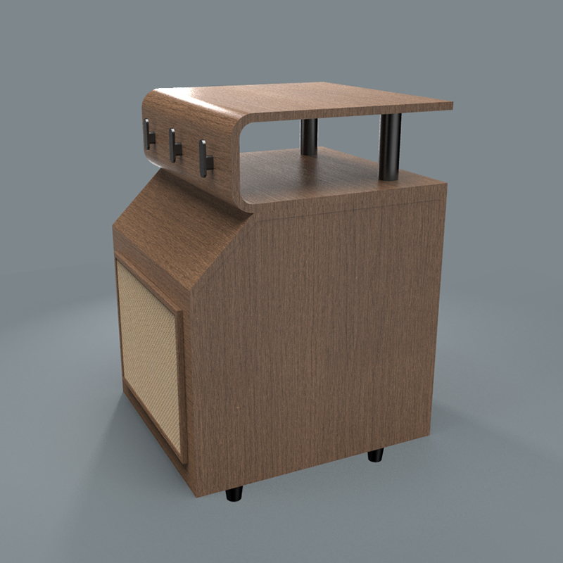 Hölzerne Haustierbetten Katzenbett mit Kratzerbrett Hölzerne Haustierbetten Katzenbett mit Kratzerbrett