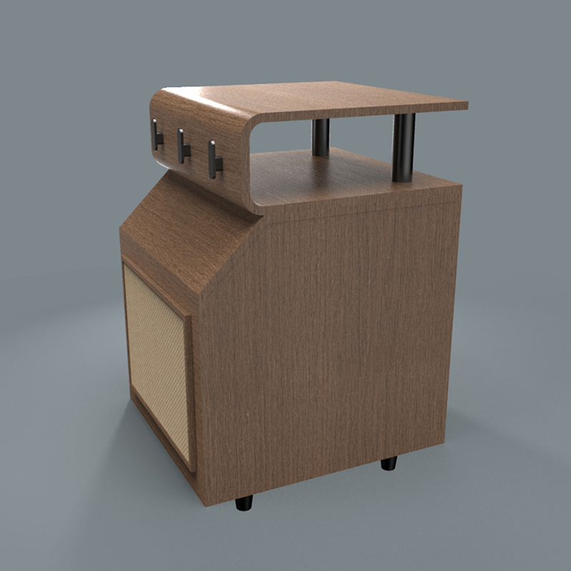 Hölzerne Haustierbetten Katzenbett mit Kratzerbrett Hölzerne Haustierbetten Katzenbett mit Kratzerbrett