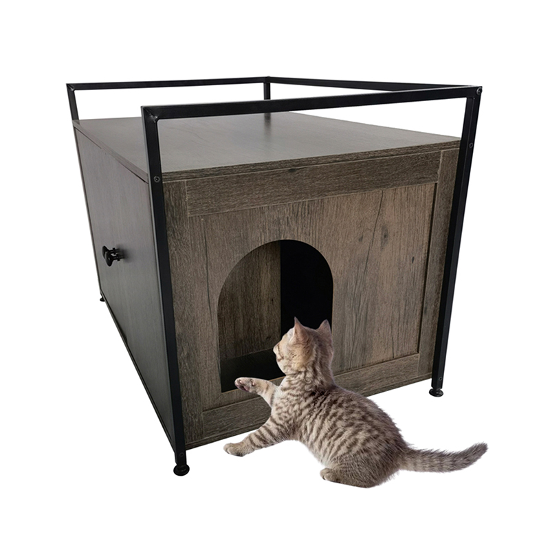 Innenraumschrank mit Trenner Möbelstil Katzen Käfig Beizertisch Innenraumschrank mit Trenner Möbelstil Katzen Käfig Beizertisch