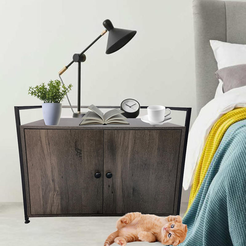 Innenraumschrank mit Trenner Möbelstil Katzen Käfig Beizertisch Innenraumschrank mit Trenner Möbelstil Katzen Käfig Beizertisch