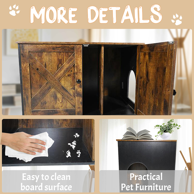 Innenmöbel Katzen Käfig mit Trennwandschrank Innenmöbel Katzen Käfig mit Trennwandschrank