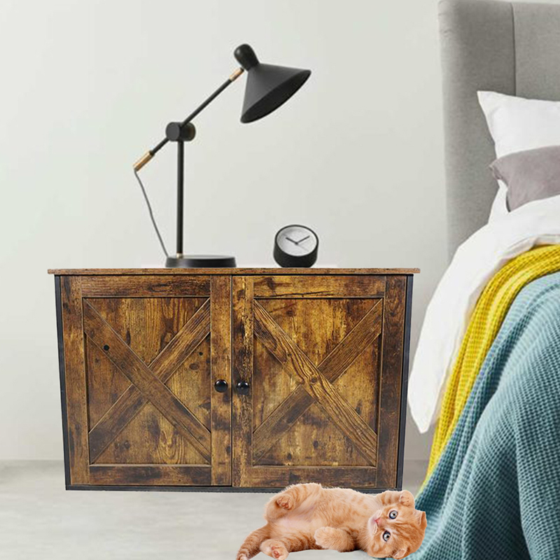 Innenmöbel Katzen Käfig mit Trennwandschrank Innenmöbel Katzen Käfig mit Trennwandschrank